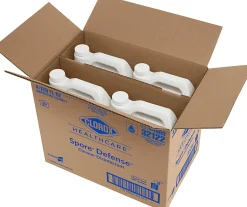 Clorox Healthcare® Spore10 Defense Cleaner Disinfectant, Refill Bottle, 128 Ounces (Pack of 4)