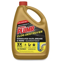 Clorox Liquid Plumr® Pro-Strength Full Clog Destroyer Plus PipeGuard, Gel, 80 oz