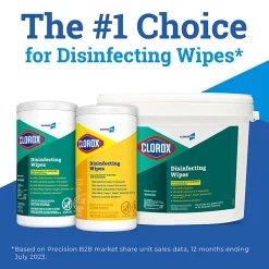 CloroxPro™ Clorox® Disinfecting Wipes, Lemon Fresh, 75 Count (15948)