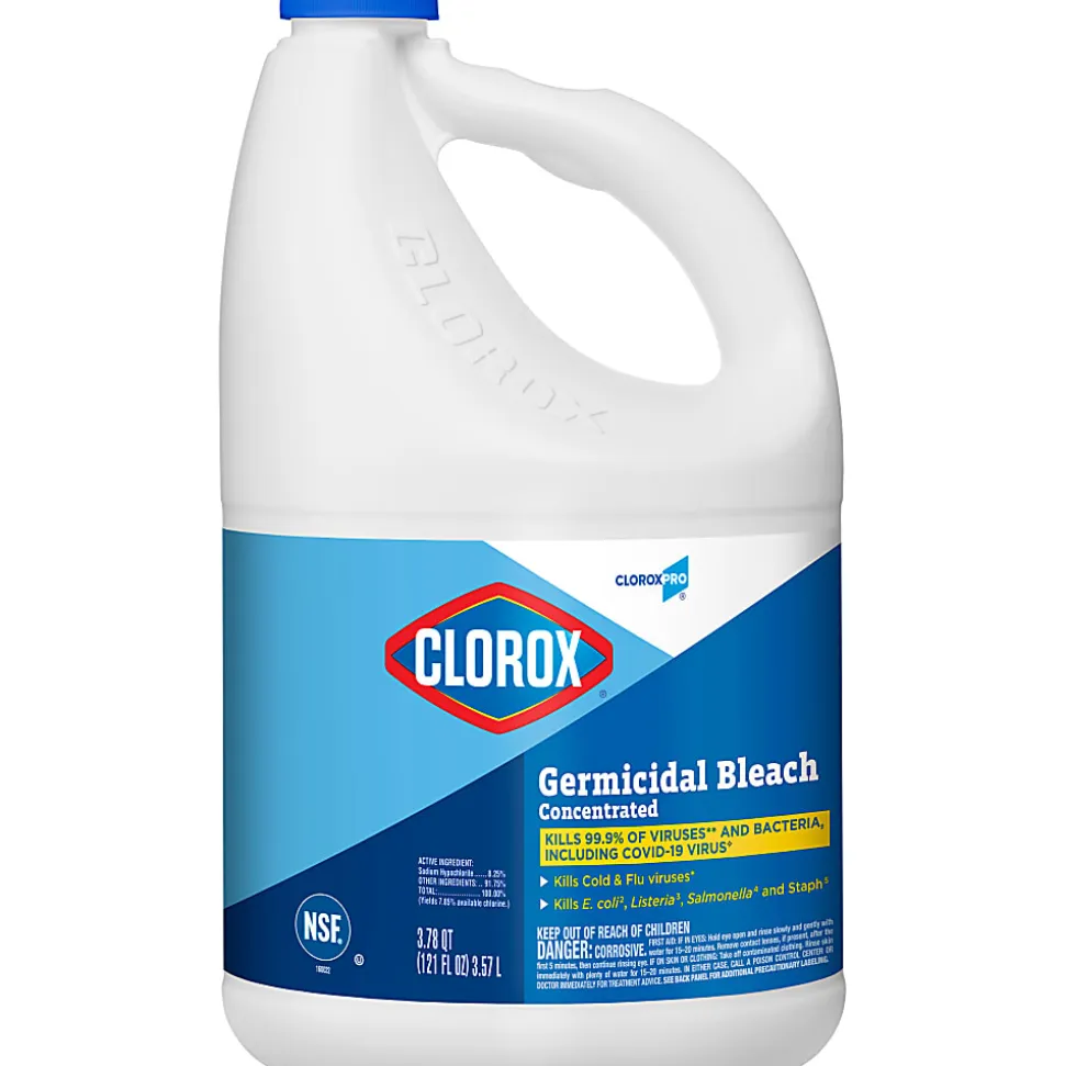 CloroxPro™ Clorox® Germicidal Bleach, Concentrated, 121 Ounce Bottle Packaging May Vary