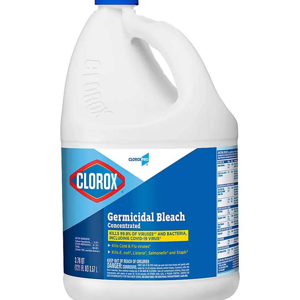CloroxPro™ Clorox® Germicidal Bleach, Concentrated, 121 Ounce Bottle Packaging May Vary