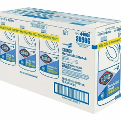 CloroxPro™ Germicidal Bleach - Concentrate - 121 fl oz (3.8 quart) - Recommended For: Germs Remover - Disinfectant, Deodorize - Clear - 28 / Bundle
