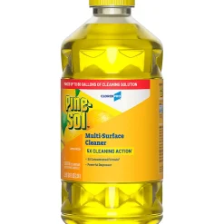 CloroxPro Pine-Sol Multi-Surface Cleaner, Lemon Fresh, 80 Fl Oz, Pack Of 3 Bottles