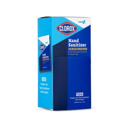 Clorox® Pro Single-Use Hand Sanitizer Gel, 0.067 Oz (2 ml), 100 Per Box, Case Of 12 Boxes
