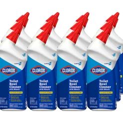 CloroxPro Toilet Bowl Cleaner with Bleach, Fresh Scent, 24 Fluid Ounces, Pack of 12