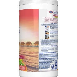 Clorox Scentiva Bleach-Free Cleaning Wipes, Grapefruit & Orange Blossom, 7