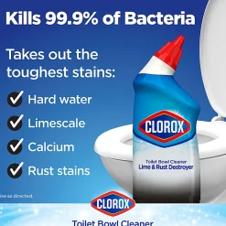 Clorox® Toilet Bowl Cleaner With Bleach, 24 Oz Bottle