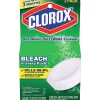 Clorox Ultra Clean Toilet Tablets Bleach - 3.50 oz (0.22 lb) - Deodorize - White - 2/Pack - 6 / Carton