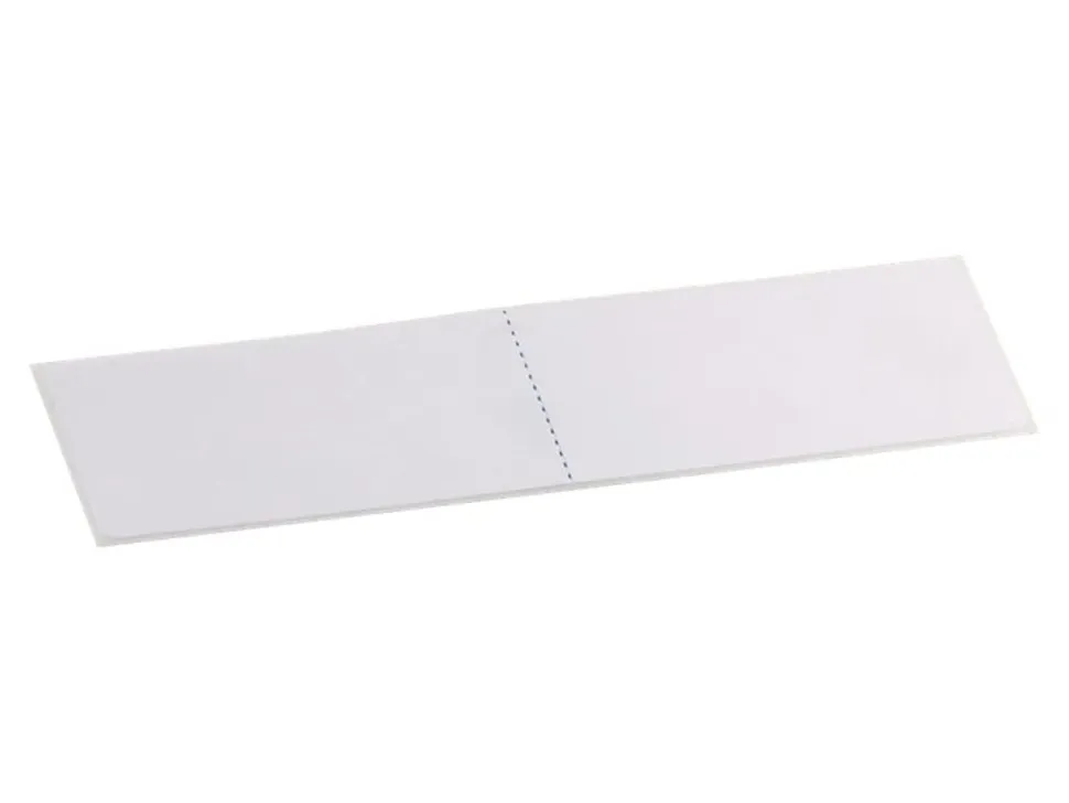 Clover Imaging Group Secap Postage Meter Double-Tape Labels, ECO6250HT, Rectangle, 2 Labels Per Sheet, Pack Of 500 Sheets
