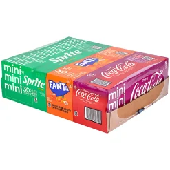 Coca-Cola Mini Cans Soda Variety Pack, 7.5 Oz, Pack Of 30 Cans