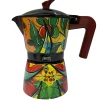 Cocina Criolla 6-Cup Stovetop Aluminum Greca, Puerto Rican Artists Edition: Joshua Montes