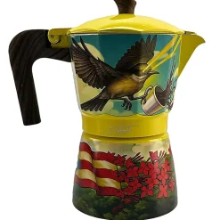 Cocina Criolla Greca 6-Cup Juan Salgado Primula Classic Stovetop Espresso And Coffee Maker, Multicolor, Total Qty 1