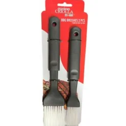 Cocina Criolla Heavy-Duty BBQ Basting Brush Set, Black