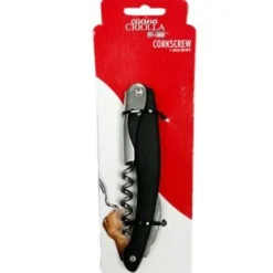 Cocina Criolla Manual Corkscrew And Can Opener, Black