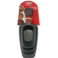Cocina Criolla Measuring Spoons, 7", Set Of 4 Spoons