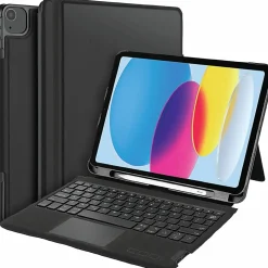 CODi Bluetooth Keyboard Folio Case w/ Trackpad for iPad 10.9" (10th/11th Gen) & iPad A16 - C30708524