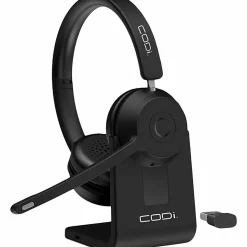 CODi CLARO Bluetooth Wireless Stereo Headset - with AI-Environmental Noise Cancellation (ENC) technology