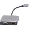 CODi 4-In-1 USB-C Display Adapter - (HDMI, VGA, USB-C PD, USB-A 3.0)
