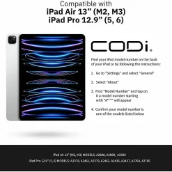 CODi Keyboard/Cover Case for 12.9