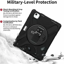 CODi Rugged Case for iPad Air 11" (M2, M3, M4), iPad Pro 11" (1st-4th Gen), iPad Air 10.9" (4th-5th Gen), C30705089