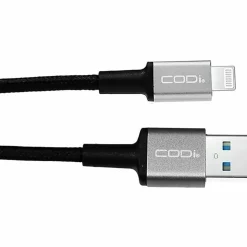 CODi 6' USB-A to Lightning (MFI Certified) Charge & Sync Cable - Lightning/USB Data Transfer Cable for iPad, iPod, iPhone