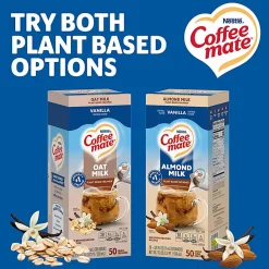 Coffee mate Almond Milk Vanilla Plant-Based Liquid Creamer Singles - Natural Vanilla Almond Milk Flavor - 0.38 fl oz (11 mL)Tub - 50 / Box