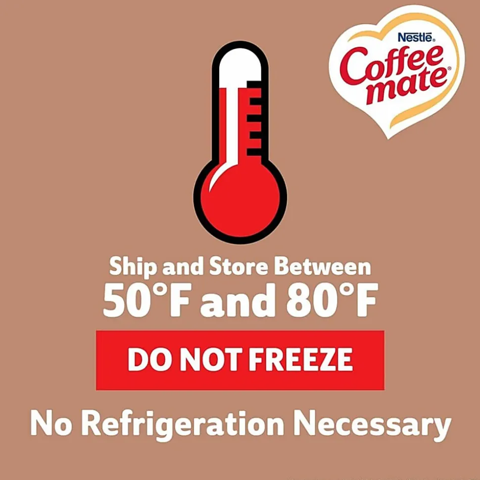 Coffee mate Café Mocha Nondairy Liquid Creamer Singles - Cafe Mocha Flavor - 0.38 fl oz (11 mL) - 200 Serving - 50/Box - 4 / Carton
