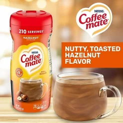 Coffee mate Hazelnut Powdered Coffee Creamer - Hazelnut Flavor - 0.94 lb (15 oz) - 1692 Serving - 12 / Carton