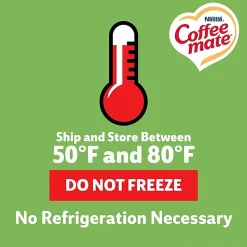Coffee mate Irish Creme Nondairy Liquid Creamer Singles - Irish Cream Flavor - 0.38 fl oz (11 mL) - 200 Serving - 50/Box - 4 / Carton