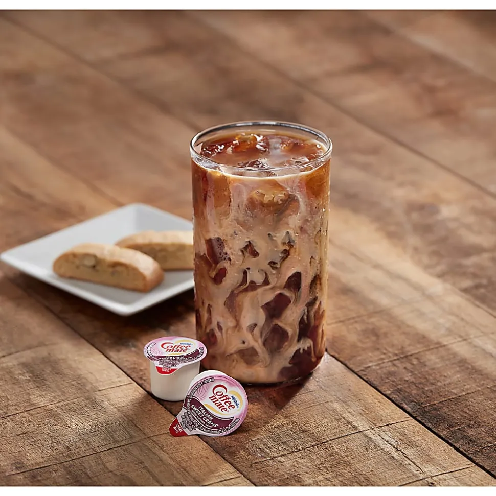 Coffee Mate Liquid Creamer Variety Pack, Single Serve, 0.375 Oz, Pack Of 180 Creamers