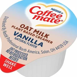 Coffee mate Oat Milk Vanilla Liquid Creamer Singles - Vanilla FlavorTub - 50 / Box