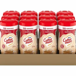 Coffee mate Original Powdered Coffee Creamer Canister - Original Flavor - 11 oz Canister - 12 / Carton - 1860 Serving