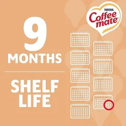 Coffee mate Vanilla Caramel Nondairy Liquid Creamer Singles - Vanilla Caramel Flavor - 0.38 fl oz (11 mL) - 180 / Carton