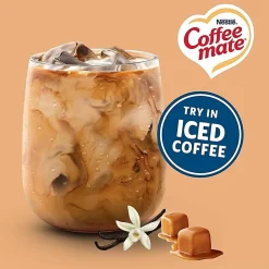 Coffee mate Vanilla Caramel Nondairy Liquid Creamer Singles - Vanilla Caramel Flavor - 0.38 fl oz (11 mL) - 180 / Carton