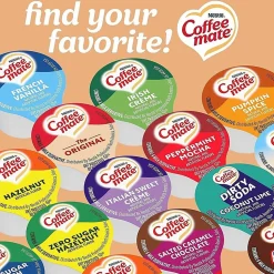 Coffee mate Vanilla Caramel Nondairy Liquid Creamer Singles - Vanilla Caramel Flavor - 0.38 fl oz (11 mL) - 180 / Carton