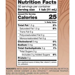 Coffee mate Vanilla Caramel Nondairy Liquid Creamer Singles - Vanilla Caramel Flavor - 0.38 fl oz (11 mL) - 200 Serving - 50/Box - 4 / Carton