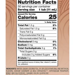 Coffee mate Vanilla Caramel Nondairy Liquid Creamer Singles - Vanilla Caramel Flavor - 0.38 fl oz (11 mL) - 200 Serving - 50/Box - 4 / Carton