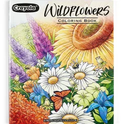 Coloring book with premium paper and line art for older kids and adults