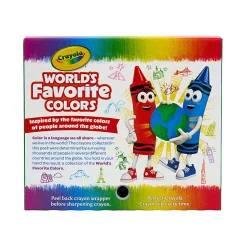 Color & Sticker Activity Set for Kids, World’s Favorite Colors, Includes Coloring Pages, Stickers, Washable Markers, Art Kit for Kids, 3+