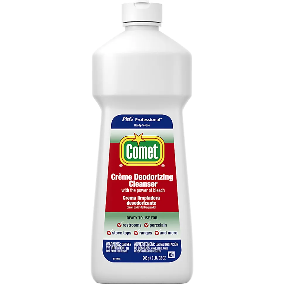 Comet® Creme Deodorizing Cleanser, 32 Oz, Carton Of 10