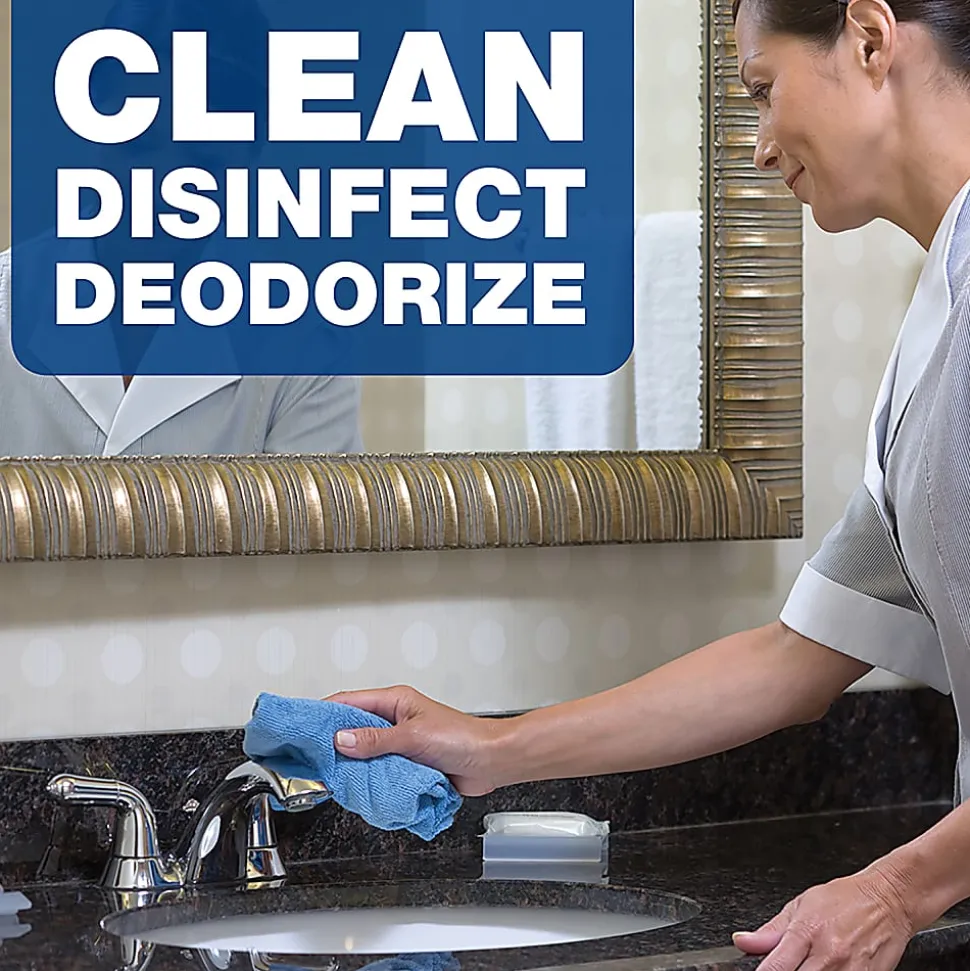 Comet Professional Disinfecting-Sanitizing Bathroom Cleaner, 32 Oz Per Bottle, Case Of 6 Bottles