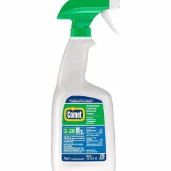 Comet Professional Disinfecting-Sanitizing Bathroom Cleaner, 32 Oz Per Bottle, Case Of 6 Bottles