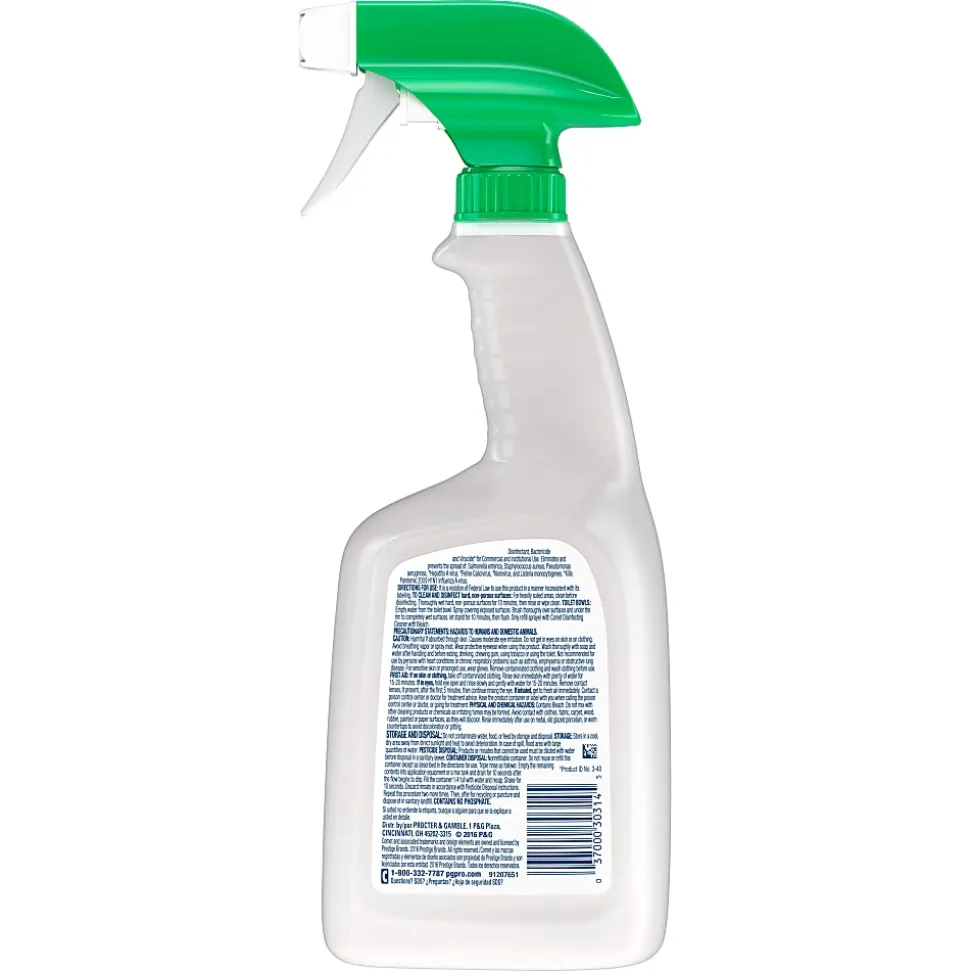 Comet Professional Multi Purpose Disinfecting Liquid Cleaner with Bleach Spray, 32 fl oz