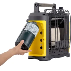 Comfort Gear® PPH-10 10,000-BTU Indoor/Outdoor Portable Personal Propane Heater, Black