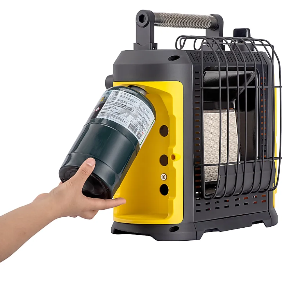 Comfort Gear® PPH-10 10,000-BTU Indoor/Outdoor Portable Personal Propane Heater, Black
