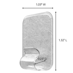 Command Adjustables Repositionable Clips, Clear, Pack Of 14 Clips/30 Strips