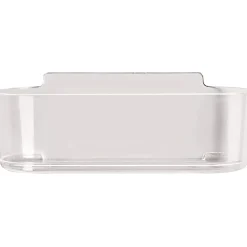 Command Clear Large Caddy with Clear Strips, Large, 4lb, Clear, 1 Caddy, 4 Strips, HOM15CLR-ES