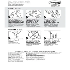Command 9 Clear Small Wire Toggle Hooks and 12 Command Strips, Damage Free Hanging Hooks Wall Hangers for Hanging Home Decor, Holds up to 0.5 lb