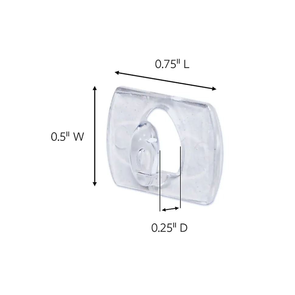 Command™ Decorating Clips Value Pack, Clear, Pack Of 40 Clips