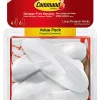 Command Designer Hooks Value Pack, 5 lb, 4 large hooks, 6 large strips